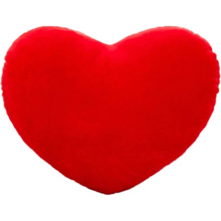 Söt plysch röd hjärtkudde, kuddleksak kastkudde present, lämplig