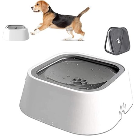 Lemmikkieläinten vesikulho, roiskeenestoinen lemmikkieläinten annostelija, kyytiin nouseva kelluva kissa