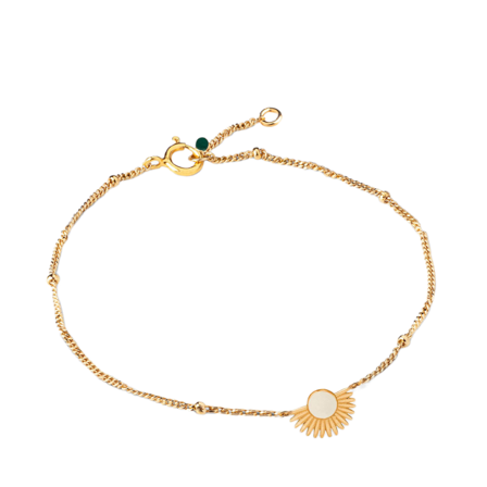 ENAMEL Copenhagen Armband, Soleil Armband Dam Vit ONESIZE