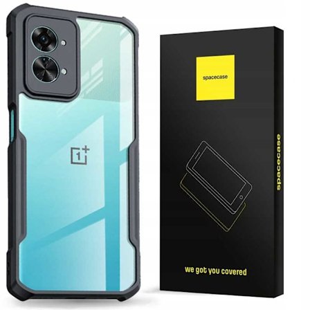 Spacecase Fodral Till Oneplus Nord 2T Telefon Svart
