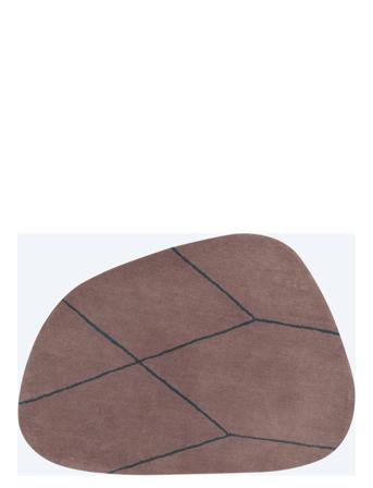 Shape Carpet, Large Home Textiles Rugs & Carpets Wool Rugs Lyserød Mette Ditmer
