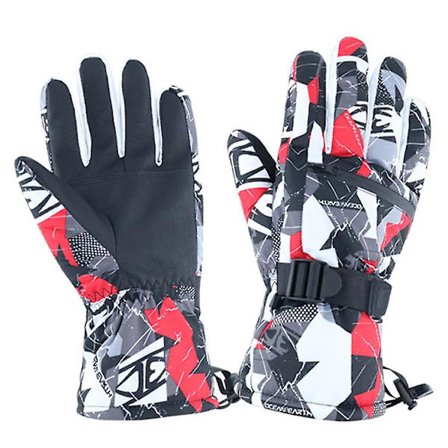 SZTXJ Børneskihandsker Sne Snowboard Handsker Vintersportshandsker Vindtætte til Piger Drenge Vandreture Skøjteløb
