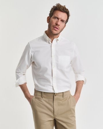 GANT Herren Regular Fit Oxford-Hemd (XXXL) Weiß
