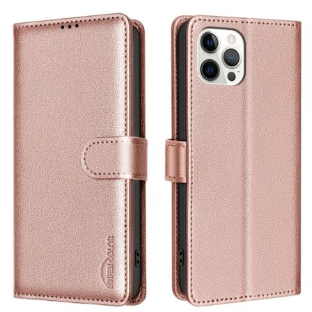 iPhone 12/12 Pro Fodral - RFID Skydd & Plånbok i Ett