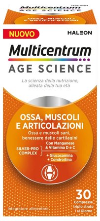 Multicentrum Age Science Ossa Muscoli Articolazioni 30 Compresse
