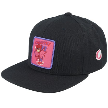 PJ Masks - Kids Owlette Black Snapback Snapback Black Cap - @ Hatstore