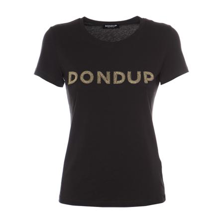 Dondup T-Shirts svart, Dam, Dam, Storlek: S