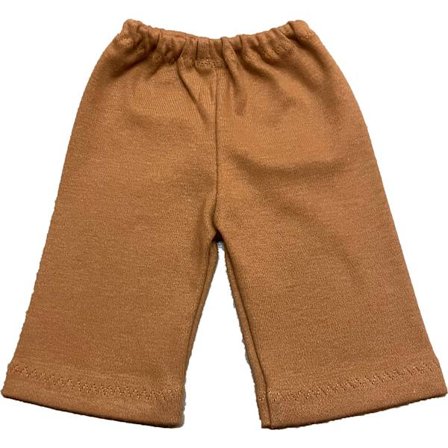 Leggings i guldfärgad trikå till Baby Born, dockkläder