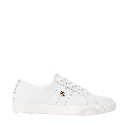 Lauren Ralph Janson II Action Leather Sneaker Sneakers Dam Vit 40
