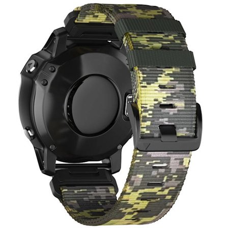 22 26mm Nylon Militærreim For GARMIN FENIX7 7X PRO 6 6X Myk Slitesterk Reim Kropp For 965 Instinct Erstatningsreim Digital Kamuflasje