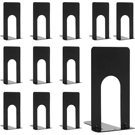 Kirjatuki, Metallinen Kirjatuki, Korkealaatuiset Kirjatuet, Naarmuuntumista Estävät ja Liukumattomat, Sopivat Toimistoihin, Kouluihin, Koteihin ja 