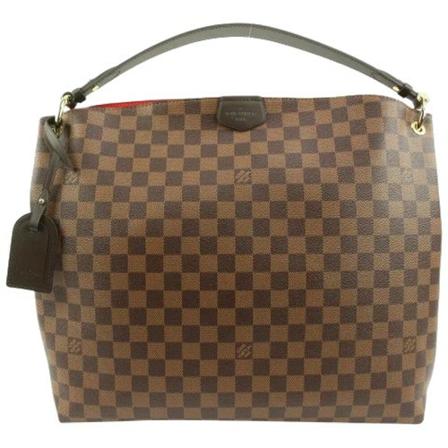 Louis Vuitton Vintage, Pre-owned Canvas louis-vuitton-bags Bruin, Dames, Maat:ONE Size