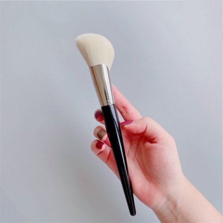 Profesjonell ansiktsrougekost Myk syntetisk stylingkost 1 uten lokk 1 uten deksel