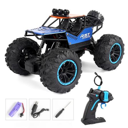 1:18 Rc Billegering Klätterbil Med Lampor För Barn
