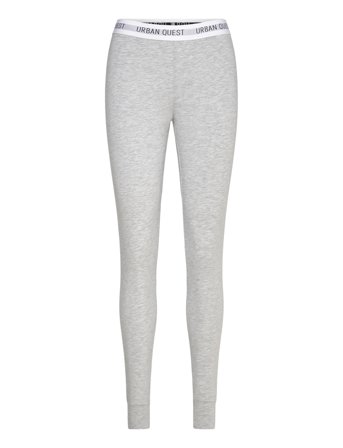 URBAN QUEST Women Bamboo Sweat Leggings - Grey - S