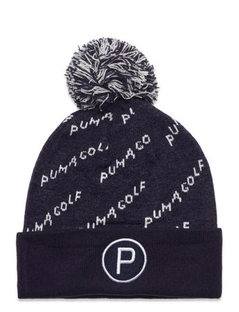 P Removable Pom Beanie Accessories Headwear Beanies Monivärinen/Kuvioitu PUMA Golf