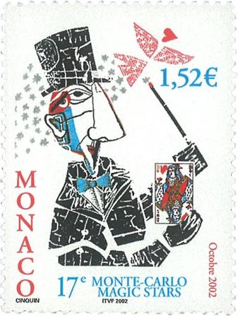 Monaco - Trylleshow 2002 - Postfrisk frimærke