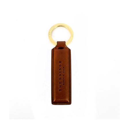 The Bridge, Duccio rectangular keychain Bruin, unisex, Maat:ONE Size