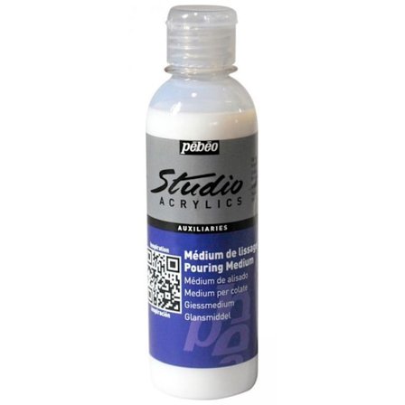 Siloitusväline - Studio Acrylics - 250ml - Läpinäkyvä - Kiiltävä - Ammattimainen