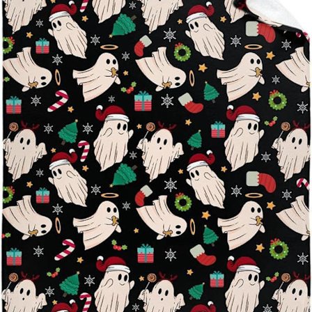 100CM x 150CM Halloween Tæppe, Perfekt til Sofaer og Senge til Fester - 31