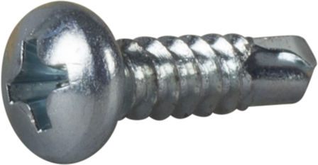 ESSVE 62305 Borskrue rund, blankforsinket Ø 4,2 x 19 mm, 500-pakning, Innfesting