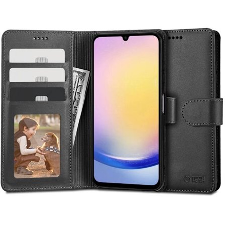 Tech-Protect Plånboksfodral till Samsung Galaxy A25 5G - Sort