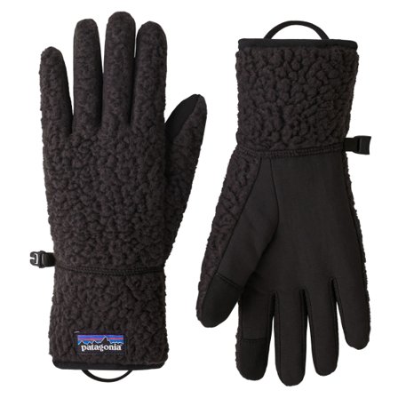 Patagonia Retro Pile Gloves Black - XL