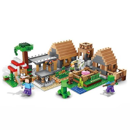 Building Blocks The Small Village Model Bricks Sets Gifts Toys For Children Kids Boys Girls