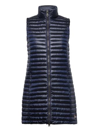 Womans Down Vest Vests Padded Vests Blå Colmar