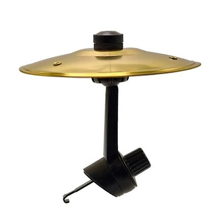 Mini Bil Trommesymbal, Clip-on Luftventil Tilbehør, Musikalsk Dekor for Alle Kjøretøytyper, for Musikkentusiaster A-WELLNGS