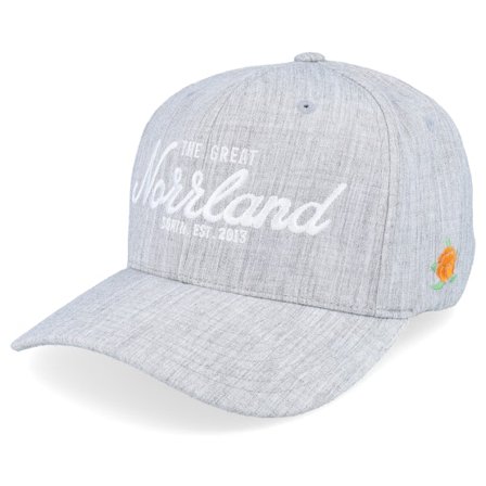SQRTN - Grigio flexfit Cappellino - Great Norrland Grey Flexfit @ Hatstore