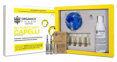 Organics Pharm Kit Purificante Capelli Lozione 6 Fiale + Shampoo