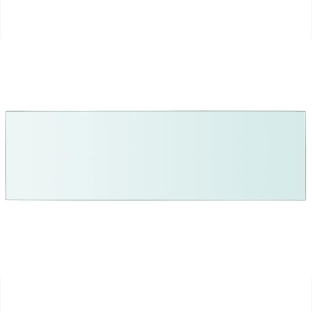 Vidaxl Hyllplan Glas Genomskinlig 80x25 Cm Transparent