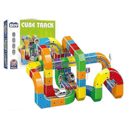 Magnetisk Anti-Gravitasjonsbane Togsett, Elektrisk Togsett med DIY Racerbane, STEM Bygge-Monteringssett, Jule- Bursdagsgaver for Barn5