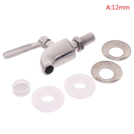 Vinfat vattentappkran 304 rostfritt stål kran Öl Be