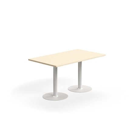 Table VERTICUS, 1400x800x720 mm, birch/white