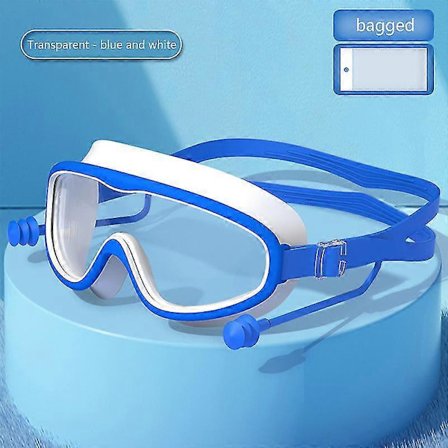 Svømmebriller til voksne med stor ramme, vandtætte, antidug, high-definition svømning