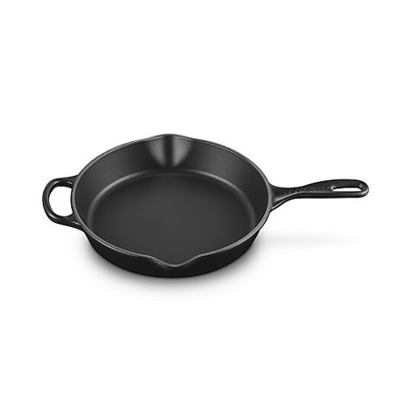 LE CREUSET Signature støpejern dyp stekepanne 26cm Matte Black