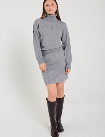 FREE/QUENT Fqclaura-Pullover - Grey - M