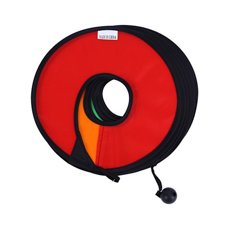 Vikbar 140 cm Spiral Vindsnurra Färgstarka Vindspel Tält Trädgård Gård