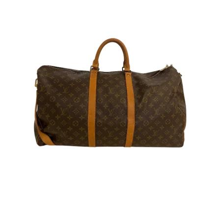 Louis Vuitton Vintage Pre-owned Jased canvas travel-Tass , Bruin , Dames , Maat: ONE Size Vintage Tassen