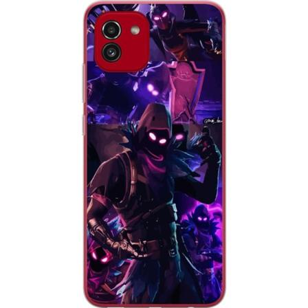 Samsung Galaxy A03 Läpinäkyvä kuori Fortnite - Raven