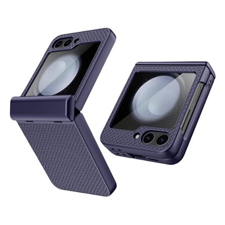 Samsung Galaxy Z Flip 6-fodral, stöttåligt skyddsfodral med gångjärnsskydd