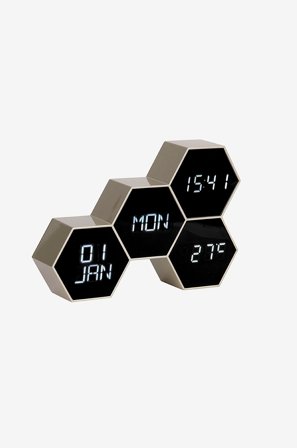 Karlsson - Väckarklocka Six In The Mix - Guld - Väggklockor & bordsur - Från Homeroom