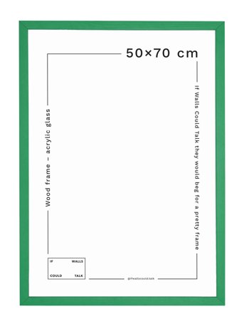 If Walls Could Talk | Iwct Frame Acrylic Glass | 70X100CM