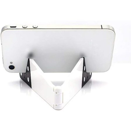 5 stk. Smart Phone og Tablet Skrivebords V-formet Stativ, Foldbar Telefonholder til iPhone iPad Samsung Galaxy HTC One og Alle Mobiltelefoner, Flot og