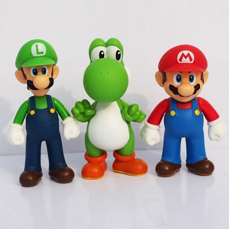 12-13cm Super Mario Bros. Actionfigur Mario Luigi Yoshi Actionfigur Leksak