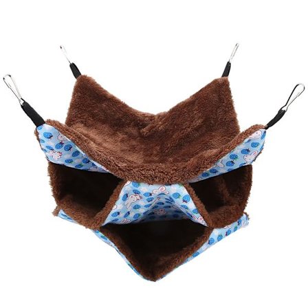 Liten Husdjur Varm Hängmatta Hängande Säng - Blå