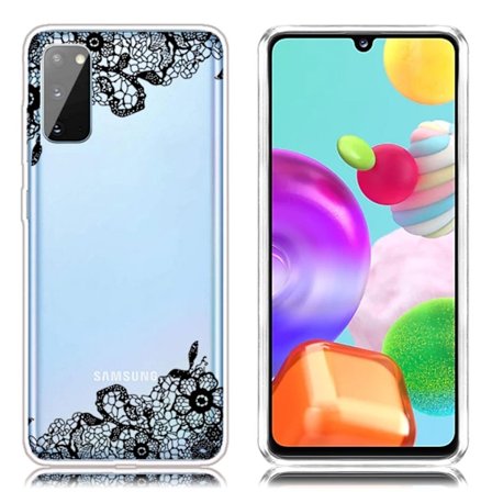 Deco Samsung Galaxy A41 kuoret - Pitsi kukka