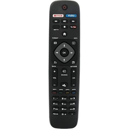 2025 Senaste Modell Ny Ersatt Fjärrkontroll Passar Philips Smart TV NH500U NH500UW NH503UP 55PFL5602 50PFL5602 43PFL5602 75PFL6601 32PFL490